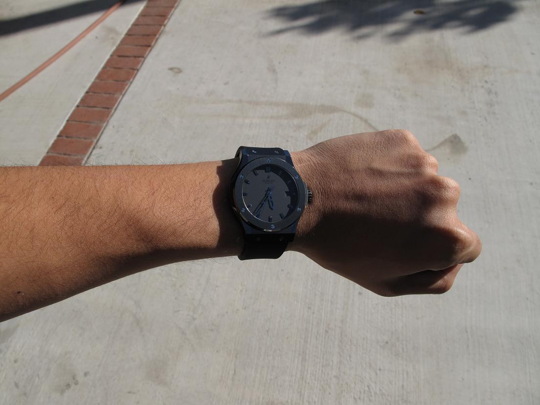 hublot big bang on wrist